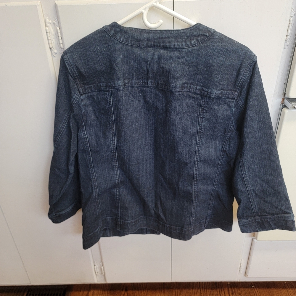 JM Collection Denim Jacket - Picture 5 of 9